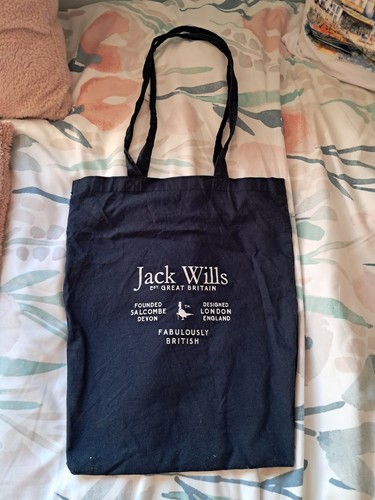 Jack wills navy tote - wills,